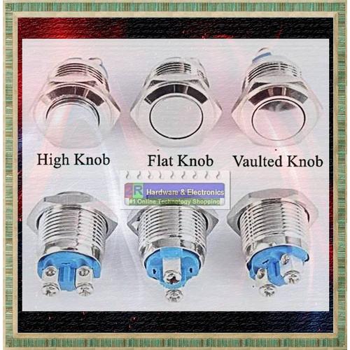 Jual IP65 Rust Proof Metal Stainless 16mm 19mm 22mm Momentary Switch ...