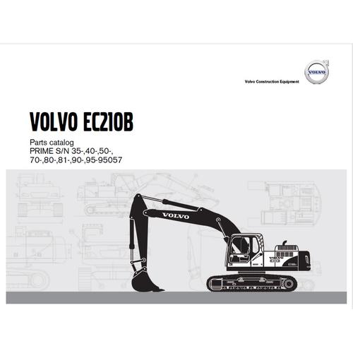 Jual Parts Catalog Excavator Volvo EC210B versi pdf Kota Surabaya