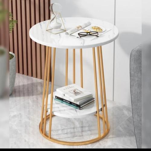 Jual Meja sudut Besi Papan MDF Motif Marmer Minimalis - Kota Batam ...