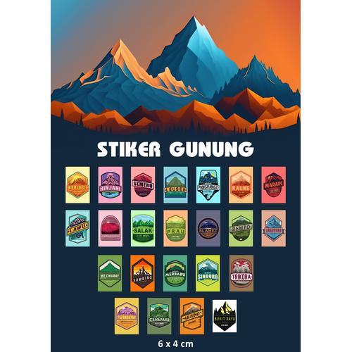 Jual stiker gunung indonesia - Cikuray - Kota Bandung - Amanah Store666 ...