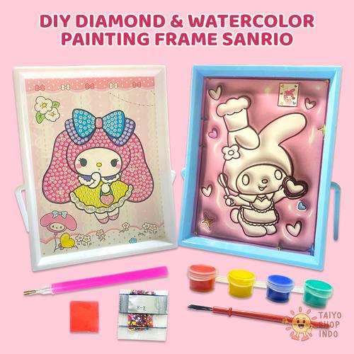 Promo TAIYO DIY Watercolor Diamond Painting Frame Sanrio Water Color ...