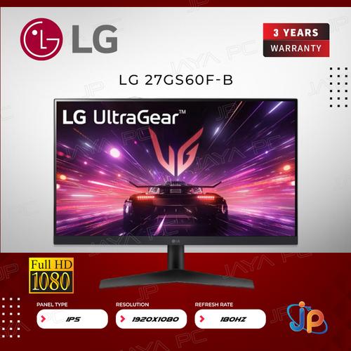 Promo Monitor LG LED IPS UltraGear 27GS60F/ 27GS60F-B - Full HD 27 ...