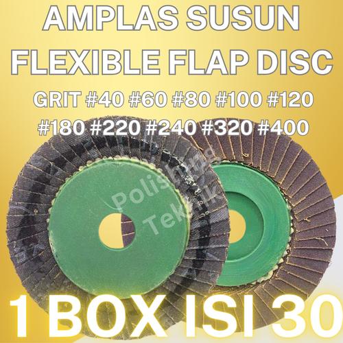 Jual Amplas Flexible Susun Flap Disc Besi Stainless Aluminium Kayu 1 Box 400 Jakarta Utara