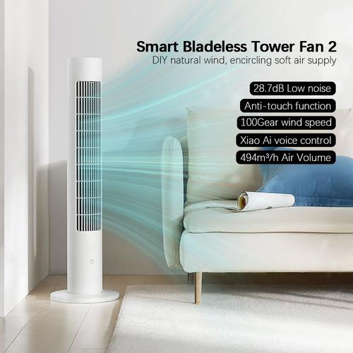 Jual XIAOMI Mijia Smart DC Inverter Tower Fan 2 Slim Design Mi Home APP ...
