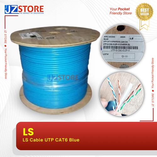 Jual LS Cable UTP Cat6 Blue Standred - Kota Medan - JZTECH.ID | Tokopedia