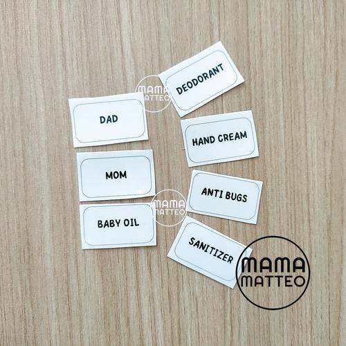 Jual STICKER BENING Label Nama Botol Refill Isi Ulang Stiker Rumah ...