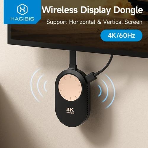Adattatore Wireless HDMI 4K - Trasmetti Schermo Da Smartphone, PC E Laptop A TV