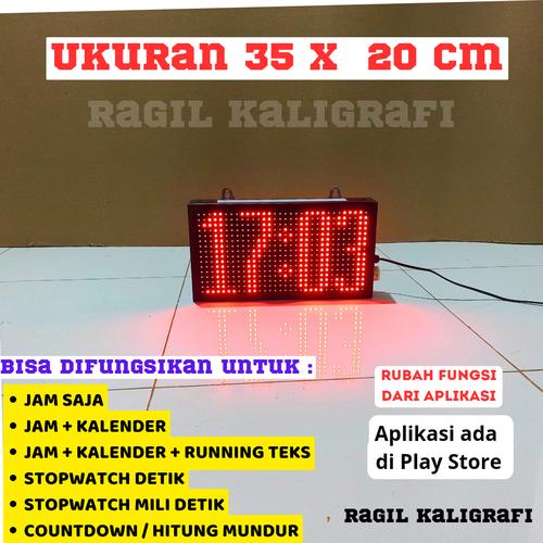Jual LED display timer mundur - display countdown - display stopwatch ...