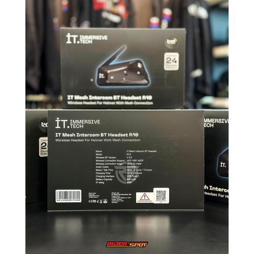 Promo Intercom IT R10 Bluetooth | Alat komunikasi pengendara Motor ...