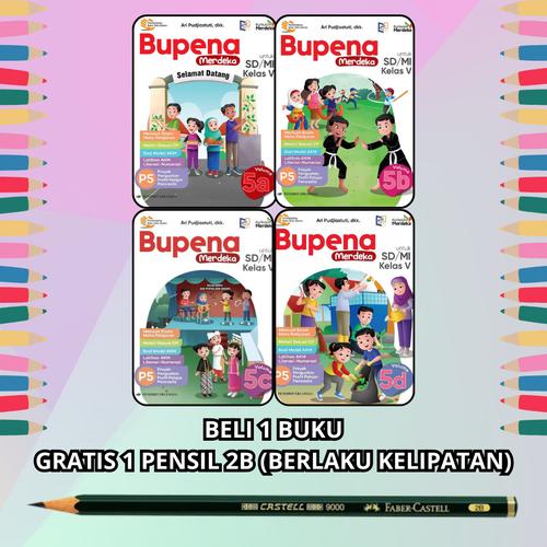 Jual Bupena Jilid 5A 5B 5C 5D SD/MI - Kurikulum Merdeka Penerbit ...