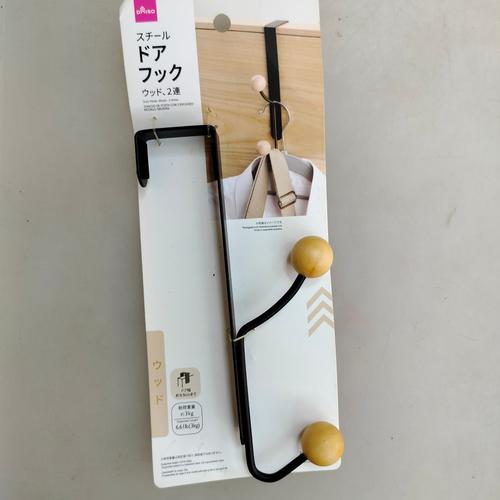 Jual daiso door hook gantungan pintu ujung motif kayu Jakarta Barat
