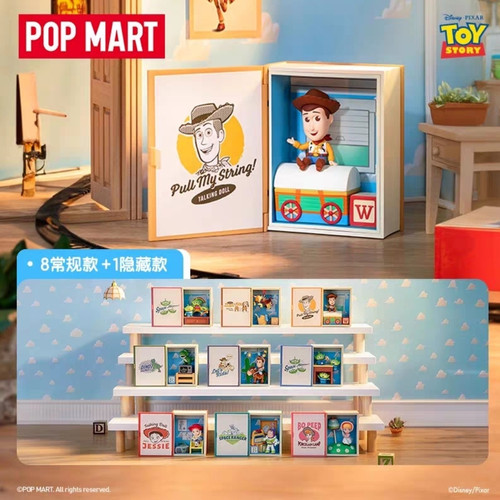 Jual POPMART Toy Story Andy's Room Series Blind Box Figure - 1set(8pcs ...