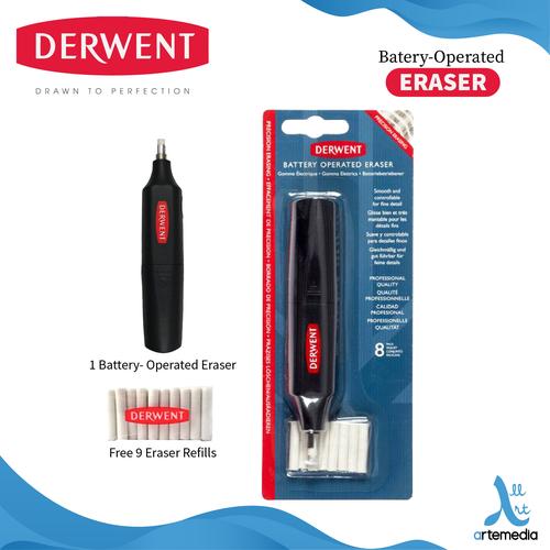 Jual Penghapus Pensil Derwent Battery Operated Eraser and Refill