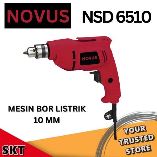 MESIN BOR LISTRIK 10 MM NOVUS NSD-6510 ELECTRIC DRILL 10 MM di Indocipta  Jaya Tokopedia