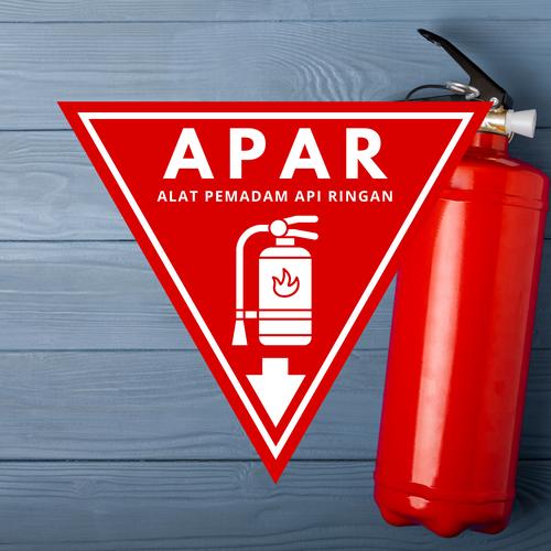 Jual Stiker APAR / Alat Pemadam Api / Sticker K3 / 20x20cm - APAR, 15CM ...