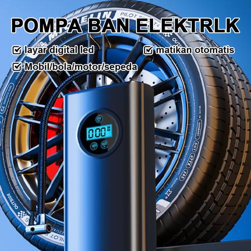 Promo Pompa Ban Elektrik Motor dan Mobil ZACRO / Air Pump Inflator