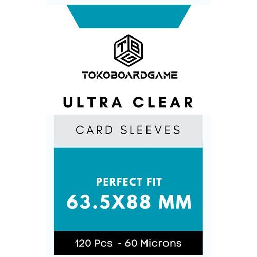 Jual TokoBoardGame Premium Ultra Clear Card Sleeves 63.5x88mm 120 pcs