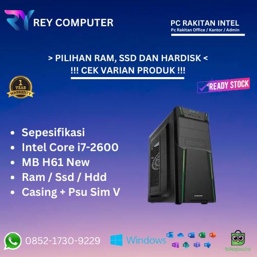 Jual Pc Only Siap Pakai Core i7-2600 Cocok Untuk Office Admin Kantor ...