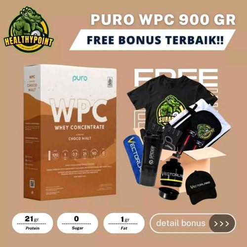 Jual Puro Wpro 900 Gram Whey Protein Concentrate 2 Lbs Labdoor BPOM