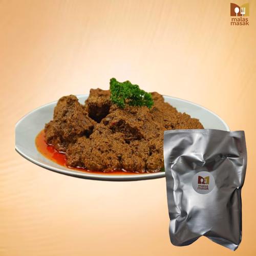 Promo Rendang Padang Asli Daging Sapi Malas Masak. Bukan Frozen Food ...