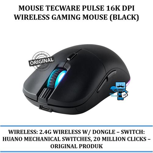 Jual Mouse Tecware Pulse 16K DPI Wireless Gaming Mouse (Black ...