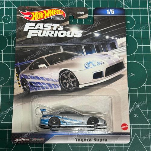 Jual Hot Wheels Premium Fast and Furious Toyota Supra MK4 Silver