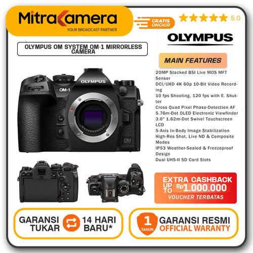 Jual OLYMPUS OM SYSTEM OM1 Mirrorless Camera Body Only Kota