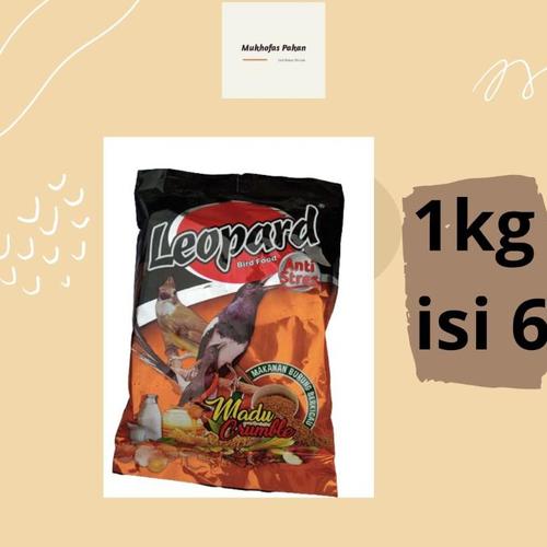 Jual Pakan Burung Leopard Kuning Kasar Isi 6 Bungkus / 1 Kg - Hijau ...