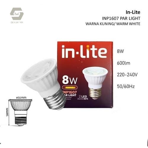 Jual Lampu LED PAR Light Spotlight 8w E27 220V Putih 6500K / Kuning ...
