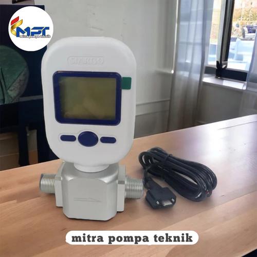 Jual MF5708 Digital Mass Flow Meter Gas Air FlowMeter 0-100L/min LPM ...