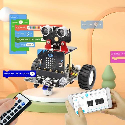 Jual Yahboom Cute Programmable Robot Smart Car for Kids Learning Coding ...