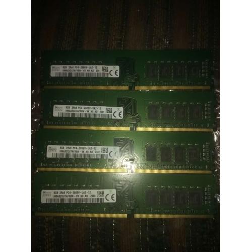 Barrette RAM 8 Go DDR4 SK Hynix PC4-2666V – SO-DIMM Pour PC Portable – Occasion