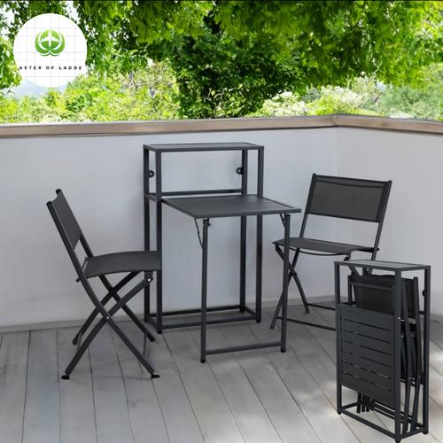 Jual Set Meja Kursi Lipat Rooftop Outdoor/Krisbow Meja Lipat Balkon ...