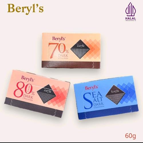 Jual BERYLS DARK CHOCOLATE 60GR -SEA SALT DARK - Jakarta Utara - An01na ...