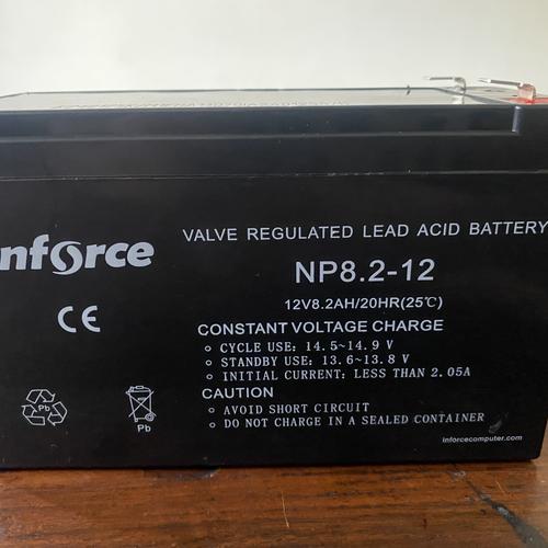 Jual Baterai UPS Inforce 12volt 8,2AH - Kota Semarang - PT Kembar Raja ...