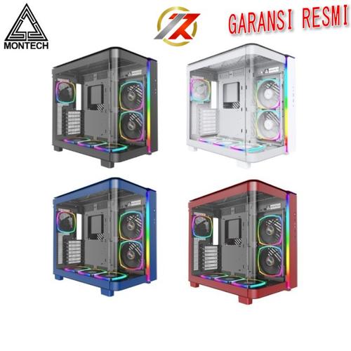 Jual Casing MONTECH KING 95 PRO - ATX Mid Tower Gaming Case FREE 6 FAN ...