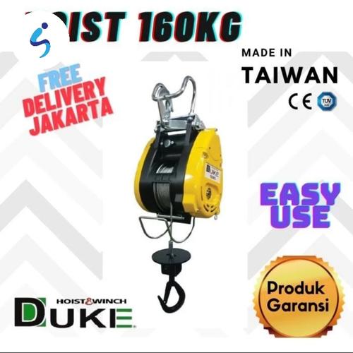 Jual WIRE WINCH HOIST DUKE kapasitas 160Kg (DU160A) ORIGINAL