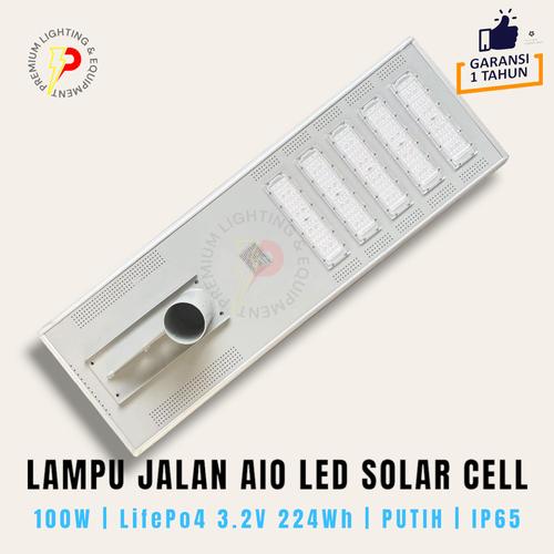 Jual LAMPU JALAN SOLAR CELL 100W PJUTS 80W AIO TENAGA SURYA 100 WATT 80 ...