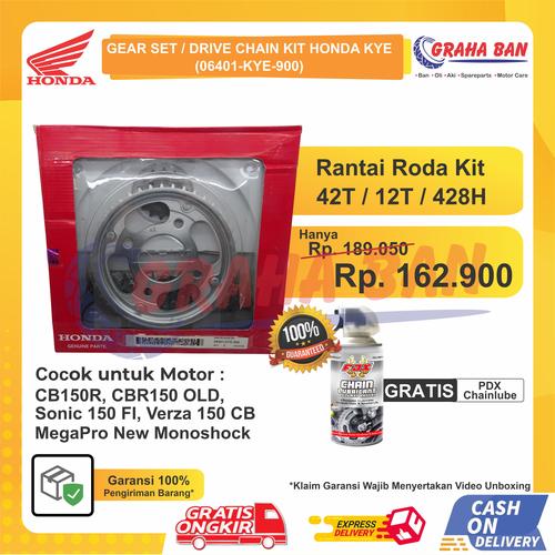 Jual GEAR SET GEAR PAKET GIR SET HONDA KYE UNTUK MOTOR CB150R, CBR150