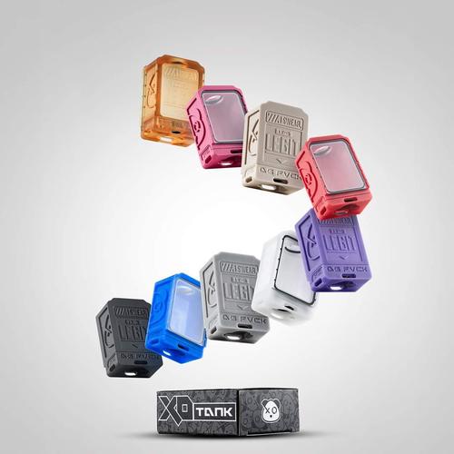 XO Tank Black Delrin - Wick'D - Boro Tank | Stram And Vape