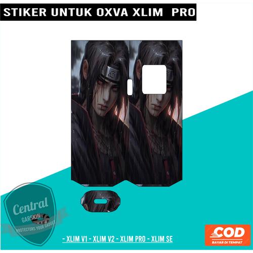 Jual Sticker Garskin Skin OXVA XLIM PRO depan belakang sasuke full ...