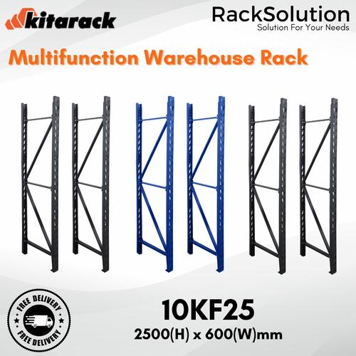 Jual Frame Rak Gudang Besi 1 Ton / Layer Heavy Duty Rack Tinggi 2.5 ...