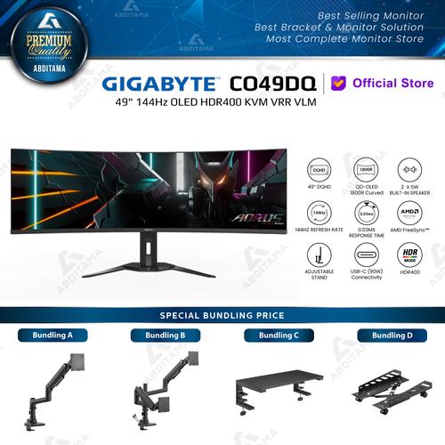 Promo Monitor Gaming OLED Gigabyte AORIS CO49DQ 49" 5120 x 1440 DQHD 0