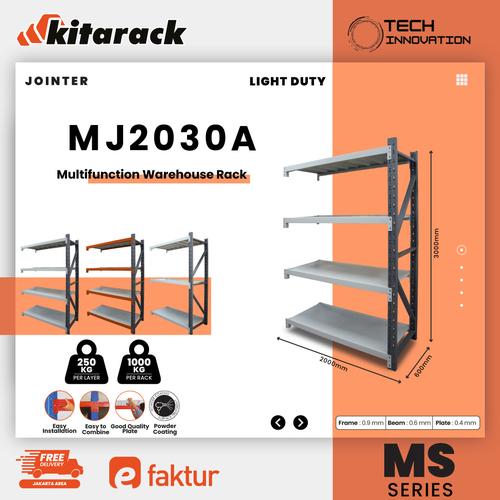 Jointer Rack Jual KITARACK Jointer Rack Abu Series Rak Gudang Besi 4 Susun 300 x 60 ...