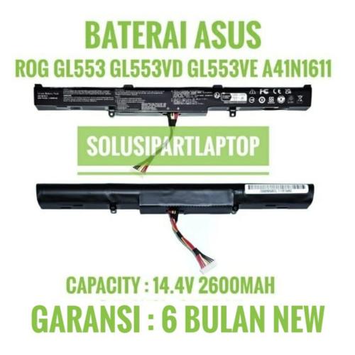 Batterie A41N1611 Pour ASUS ROG Strix - Compatible GL553, FX53, ZX53 Et
