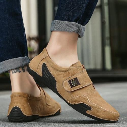 Jual Sepatu Kulit Pria Casual 4490 - Hitam, 42 - Jakarta B…