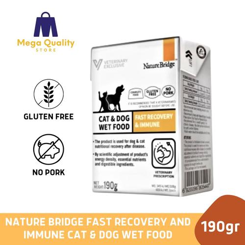 Jual Nature Bridge Fast Recovery and Immune Cat Dog Wet Food 190gr ...