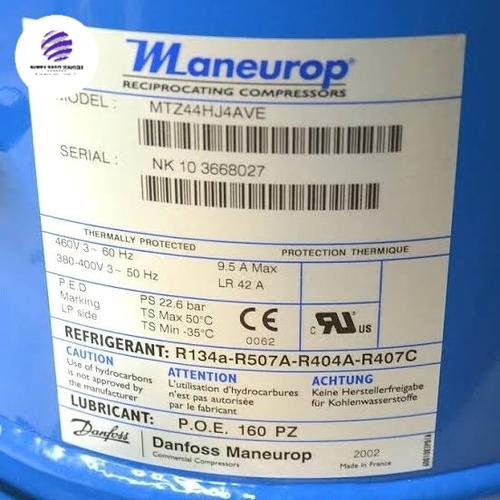 Jual COMPRESSOR DANFOSS MTZ44HJ4AVE 4PK R404 - Jakarta Barat - Sumber ...