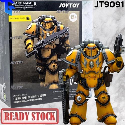 JoyToy Warhammer 40K Imperial Fists Figure - 1:18 Scale MkIII Despoiler Sargeant