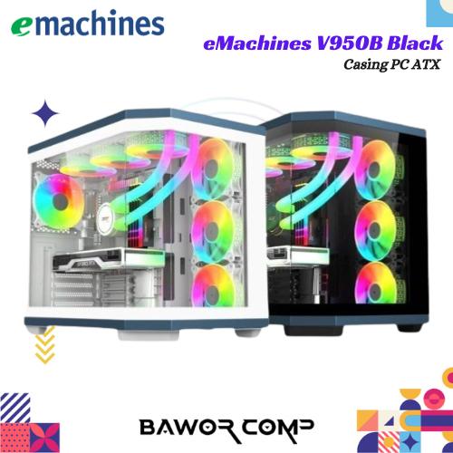 Jual eMachines V950B Black Dual Chamber | Casing PC ATX | CPU PC Case ...